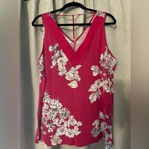 Maurice’s magenta floral blouse: XXL